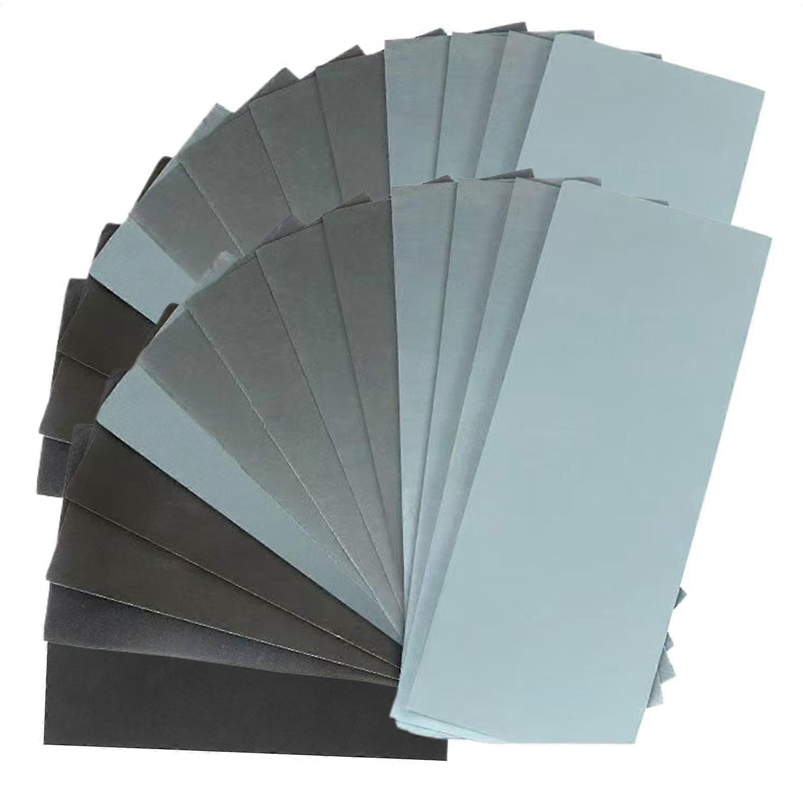 Wet Dry Sandpaper 60 to 10000 Grit for Automotive Polishing and Woodworking, Versatile Sanding Sheets for Crafts and DIY Projects