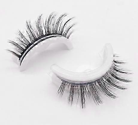 Reusable Adhesive Eyelashes, False Lashes 3d Self Adhesive False Eyelash Easy To Put On Natural Fake Eyelashes