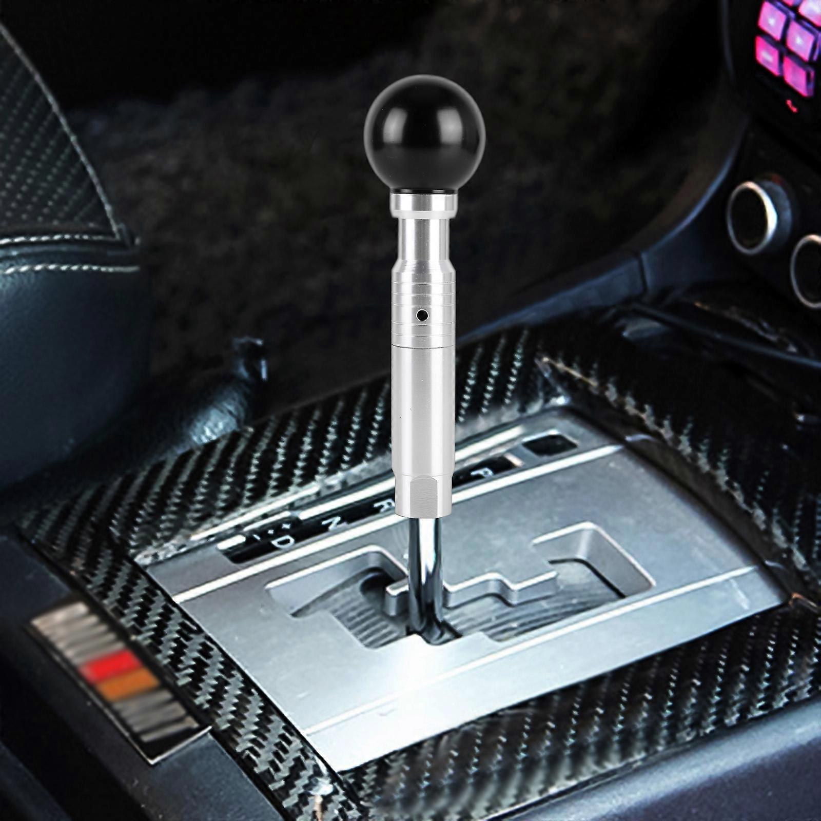 Universal Car Pressable Telescopic Gear Head Gear Shift Knob, Length 18.5cm
