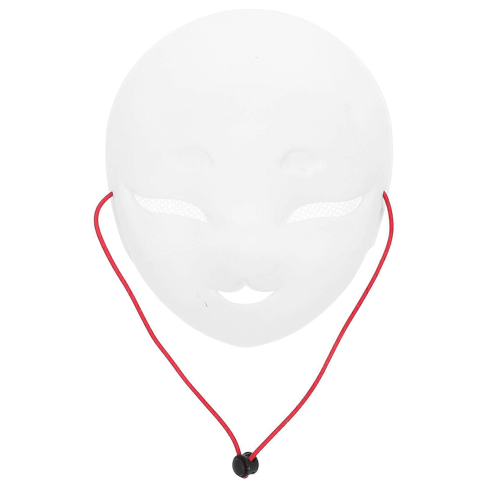 Fox Shaped Mask DIY Paintable Blank for Parties Cosplay Lightweight Comfortable