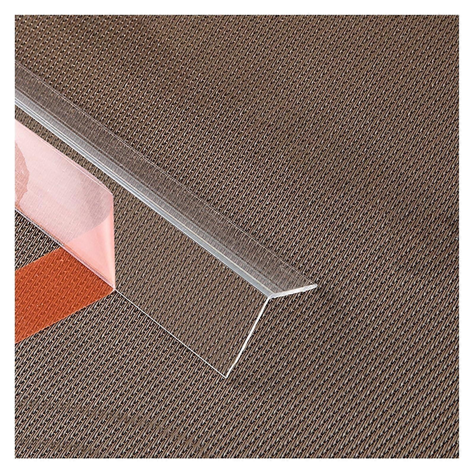 Selfadhesive corner profile, transparent edge guard strip, Lshaped wall corner protector