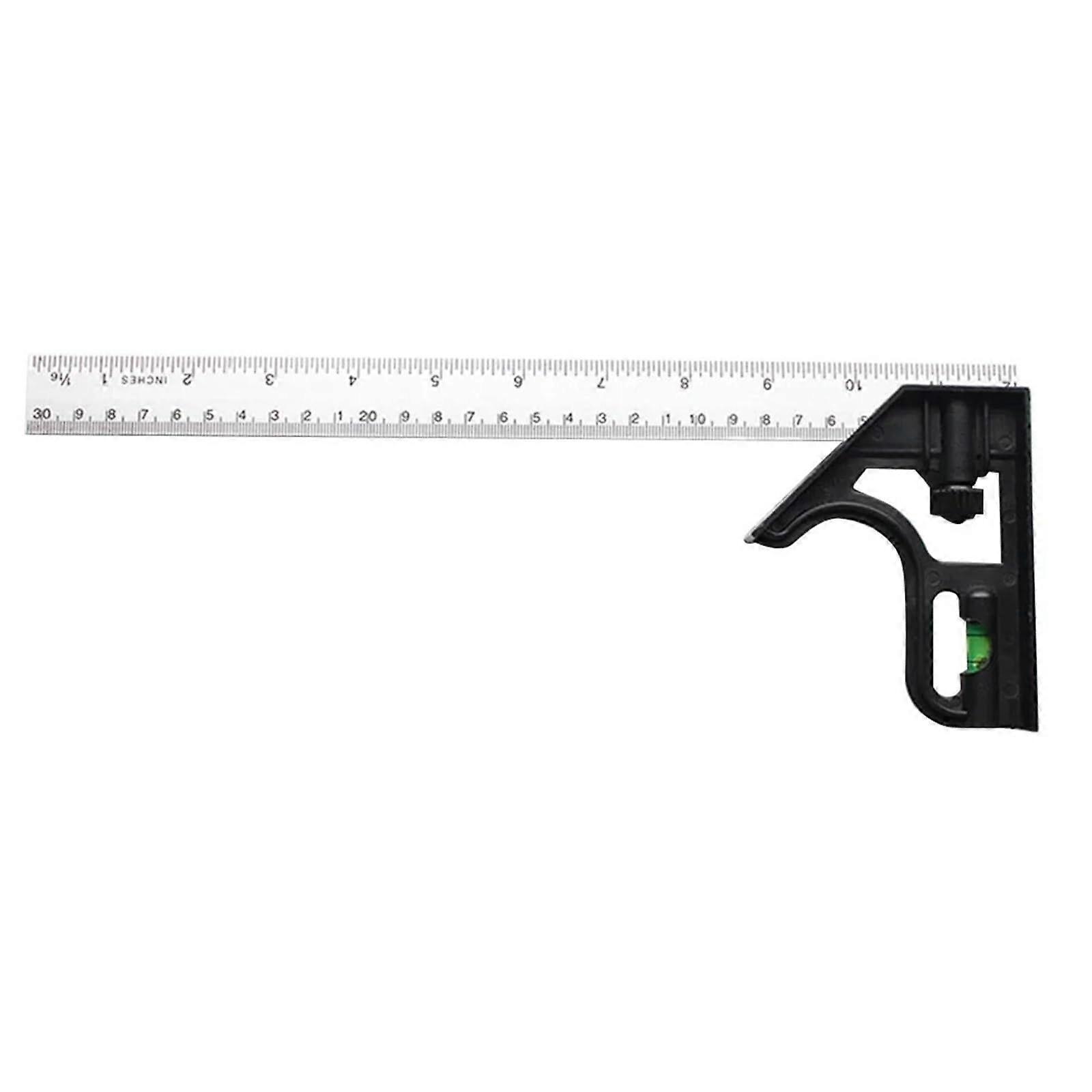 Right Angle Ruler for Woodworking, Adjustable Precision Square, 45-Degree Angle Measuring Tool, Durable Carpentry Tool