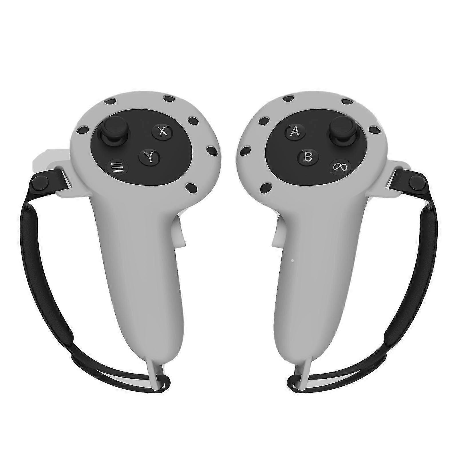 Meta Quest 3 Controller Grip Silicone Case, Case Compatible with Meta Quest 3 Accessories, Silicone Case with Adjustable Straps