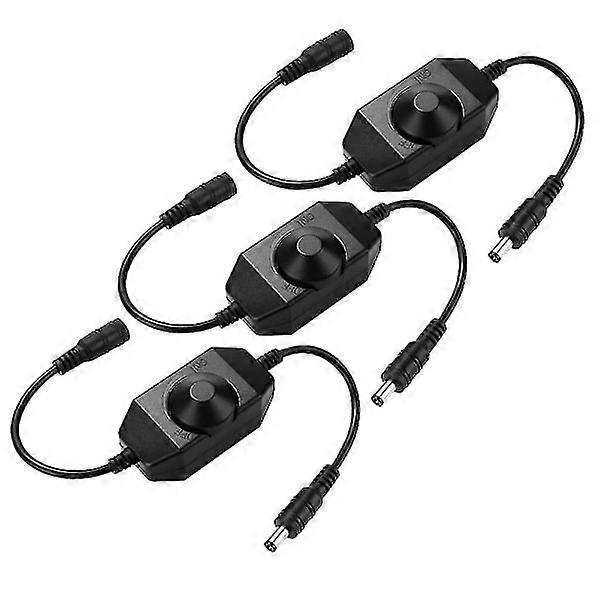 Light Dimmer, DC 12v-24v Dimmer Switch for Strip Lights, Sin