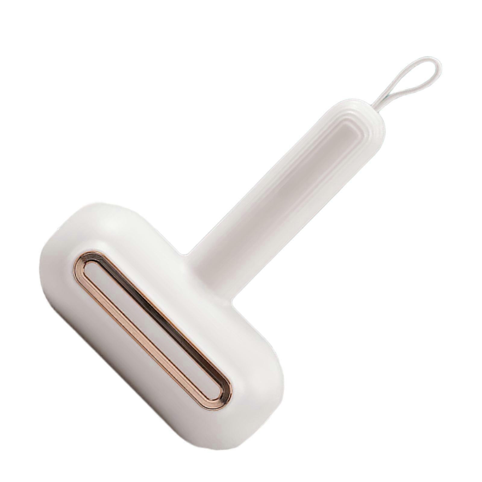 Strong Adhesive Lint Roller Washable Reusable Design Brush With Extended Grip for Large Area Surfaces Cleaning Tool  White