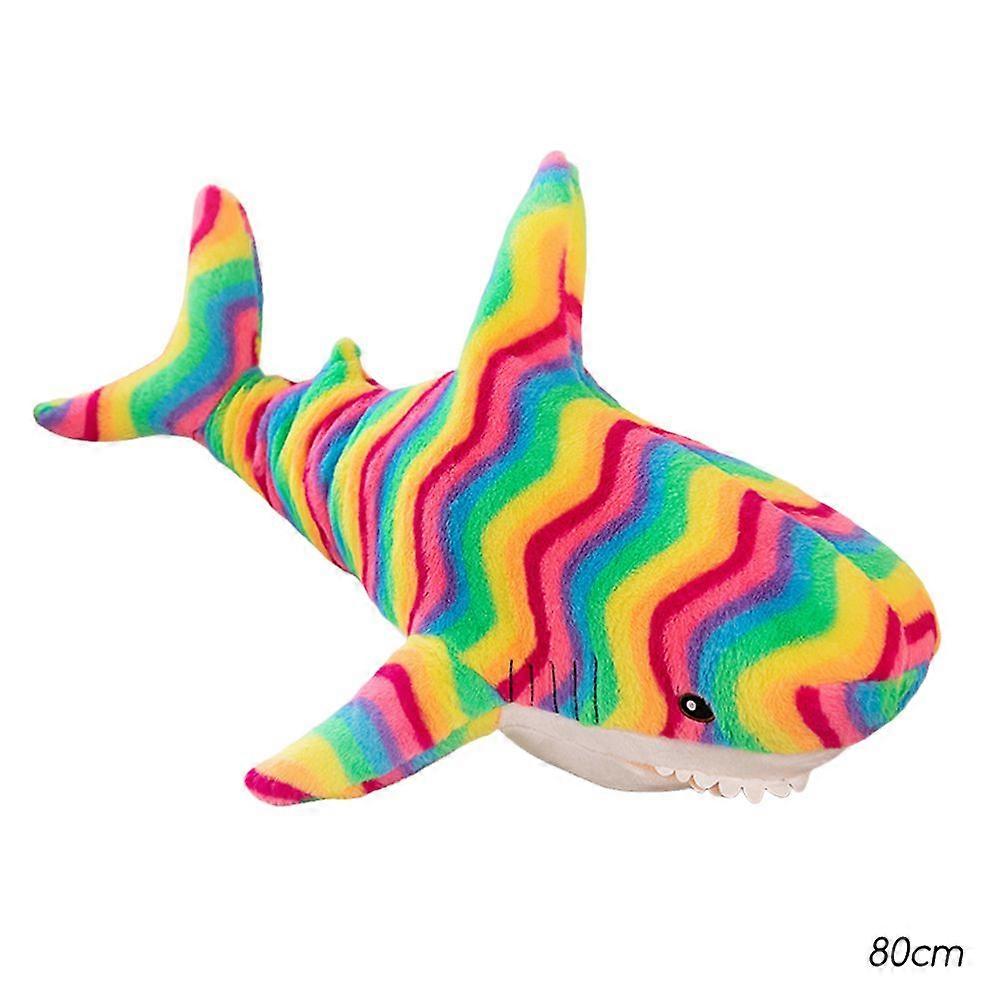 Giant Shark Plush Toy for Sleeping Cute Soft Stuffed Animal Cushion Pillow for Kids Bedroom Sofa Decor