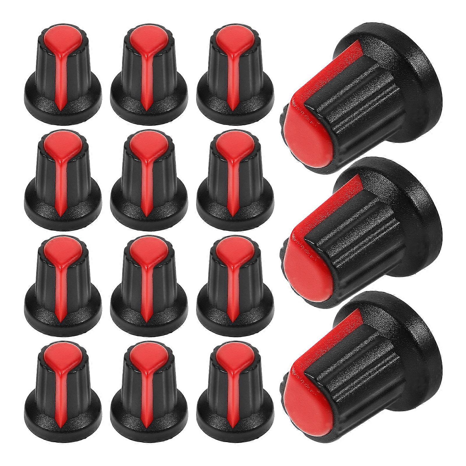 Volume Amplifier Knob Potentiometer Knob Cap Durable Anti-Corrosive Round Shape For Dj Mixer 20Pcs