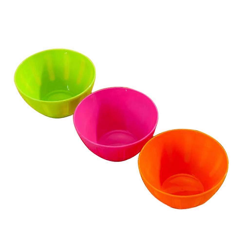 Bowls Assorted Color Premium Quality Lightweight Ideal for Household Use 3 Pcs