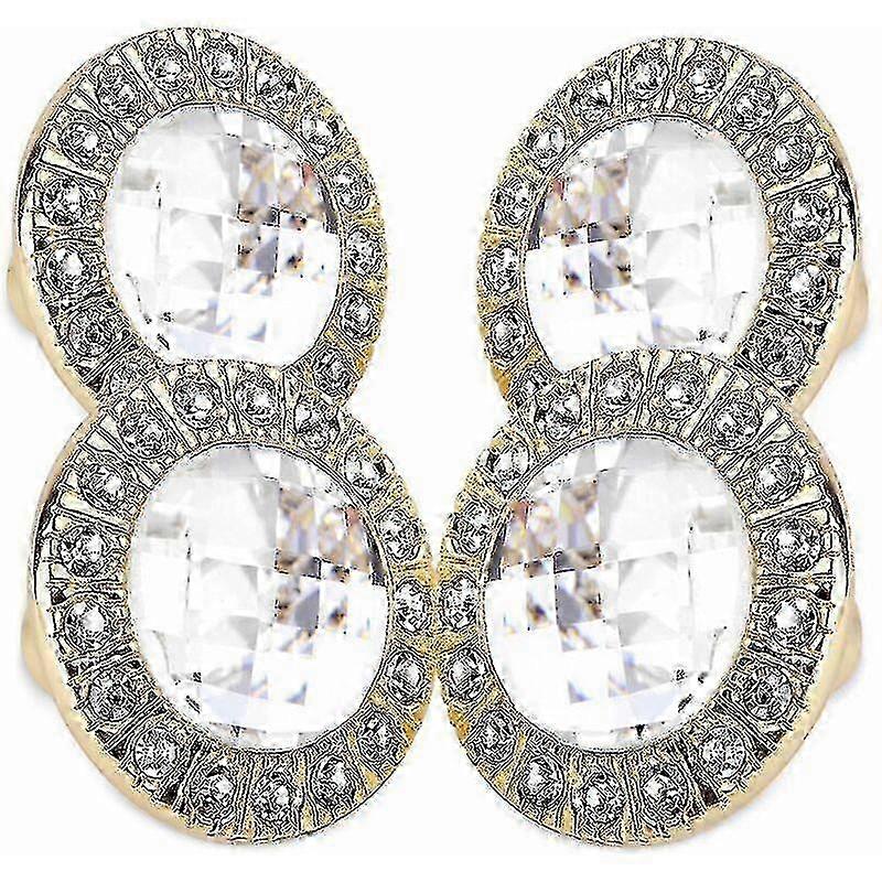 Round Crystal Cabinet Knobs Gold 30mm - 4 Pcs Rhinestone Handles 2025