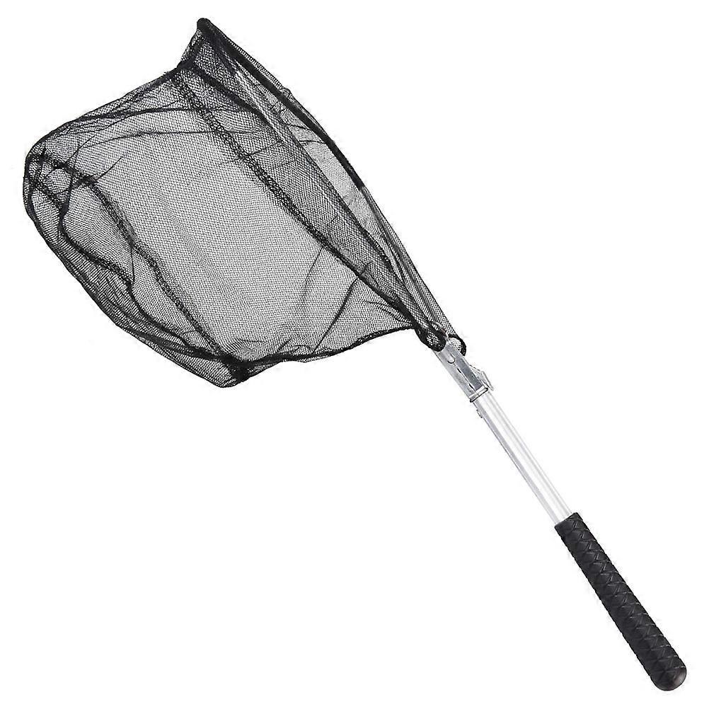 Aluminum Alloy Mini Foldable Fishing Net with Coated Mesh for Fly, River, and Lake Fishing – Compact & Collapsible for Easy Carry and Storage