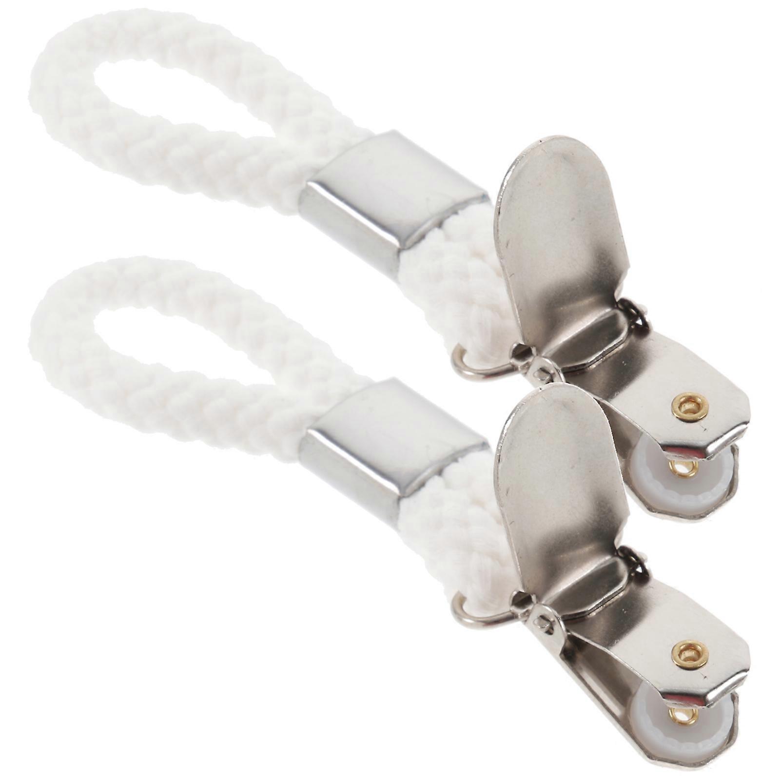 Hand Towel Holder for Kitchen Metal Cotton Rope Hanging Towel Clips Preventing Towel from Falling Off 2Pcs