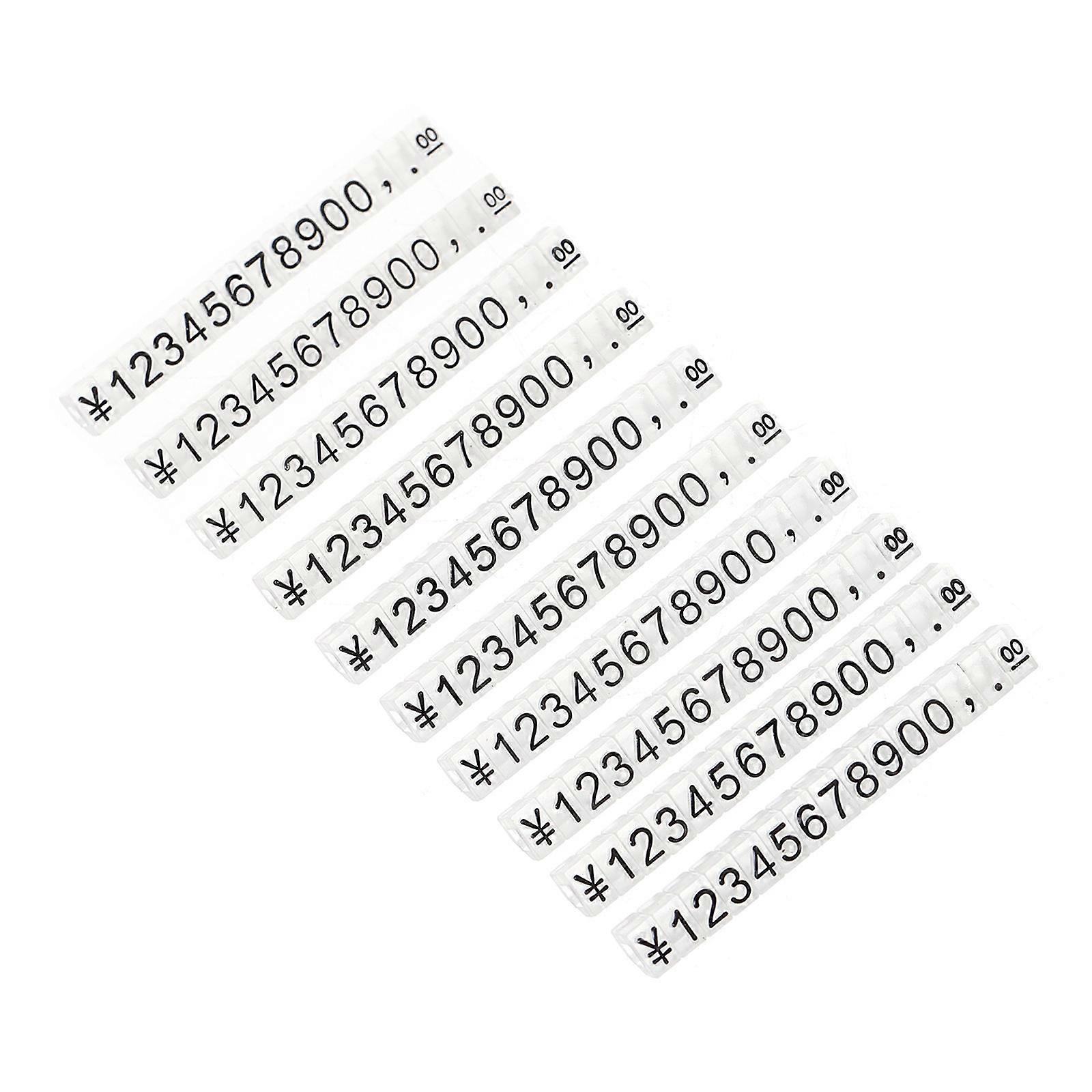 10pcs Jewelry Display Tags for Retail Pricing – Smooth Surface Price Boards for Necklaces, Rings & Watches with Eye Catching Design