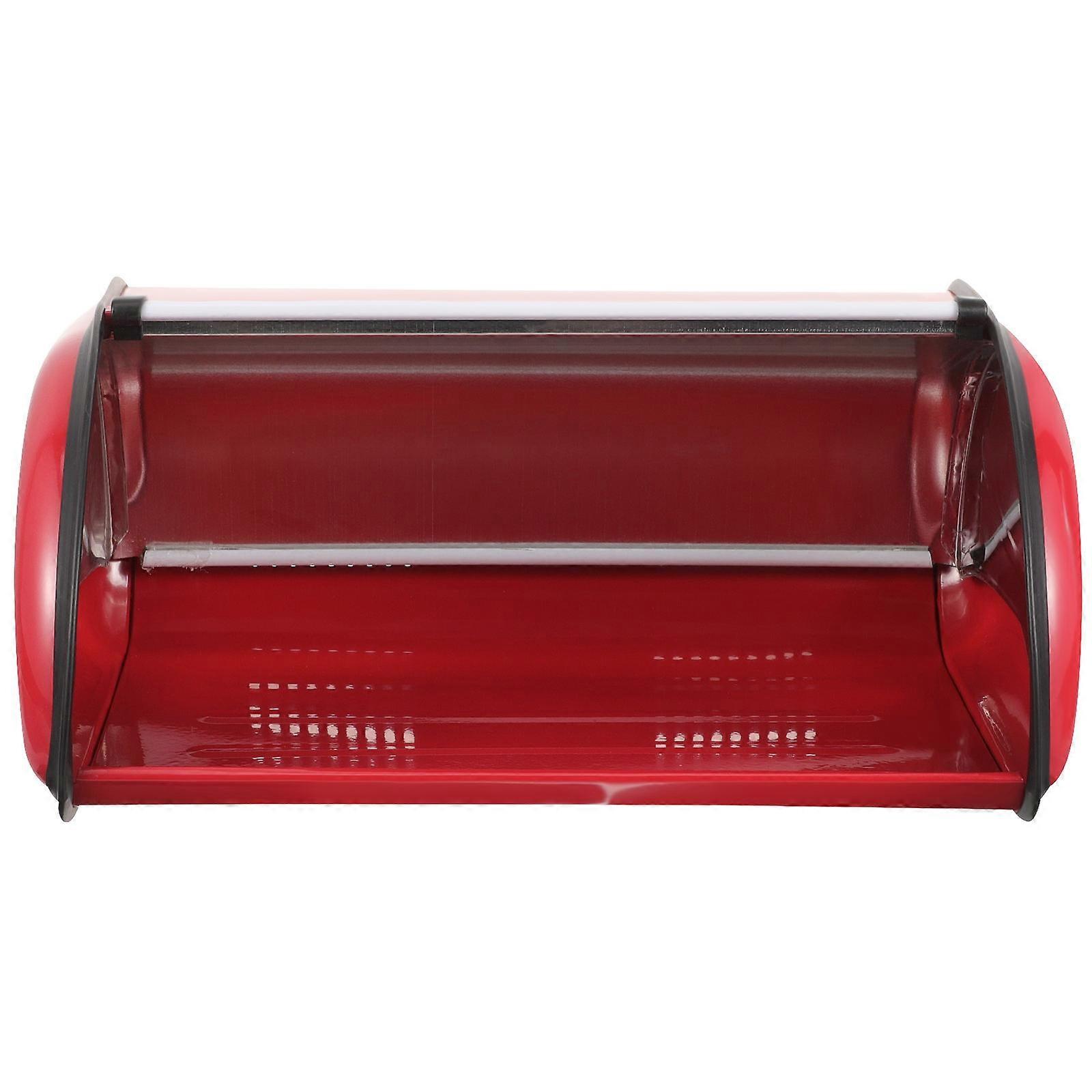 Vintage Bread Box for Home Stainless Steel Multi Large Capacity Keeps Bread Fresh Longer Practical and 7.87 x 5.91 x 9.84 inches