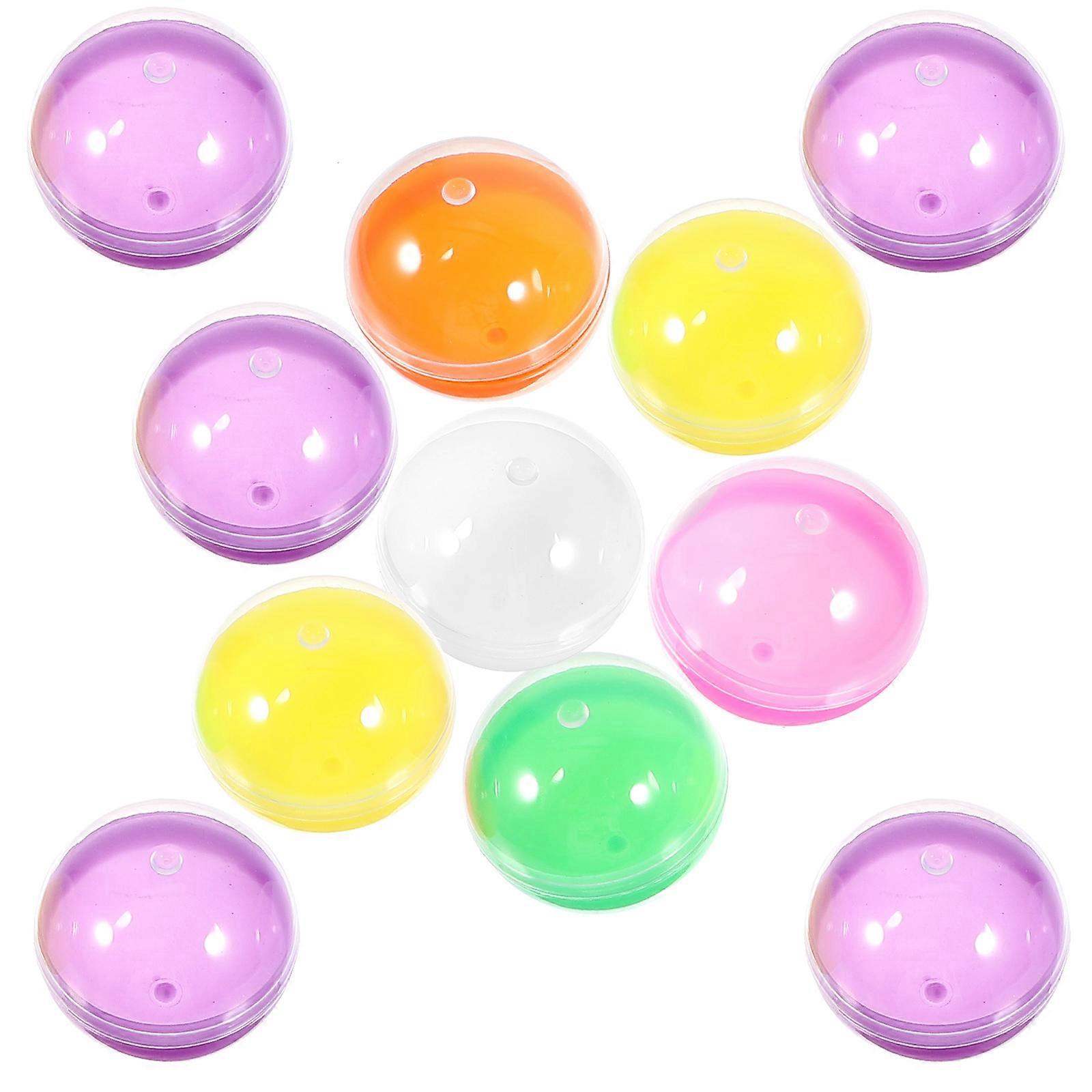 50pcs Fillable Colorful Openable Capsules for Parties, Vending Machines, DIY Crafts, Prizes & Decorations – Easy Snap Closure
