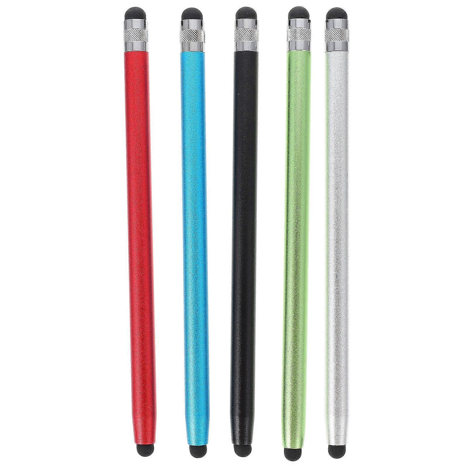Universal Capacitive Pen For Touch Screen Devices Creative Work 5Pcs Drawing Lightweight Design