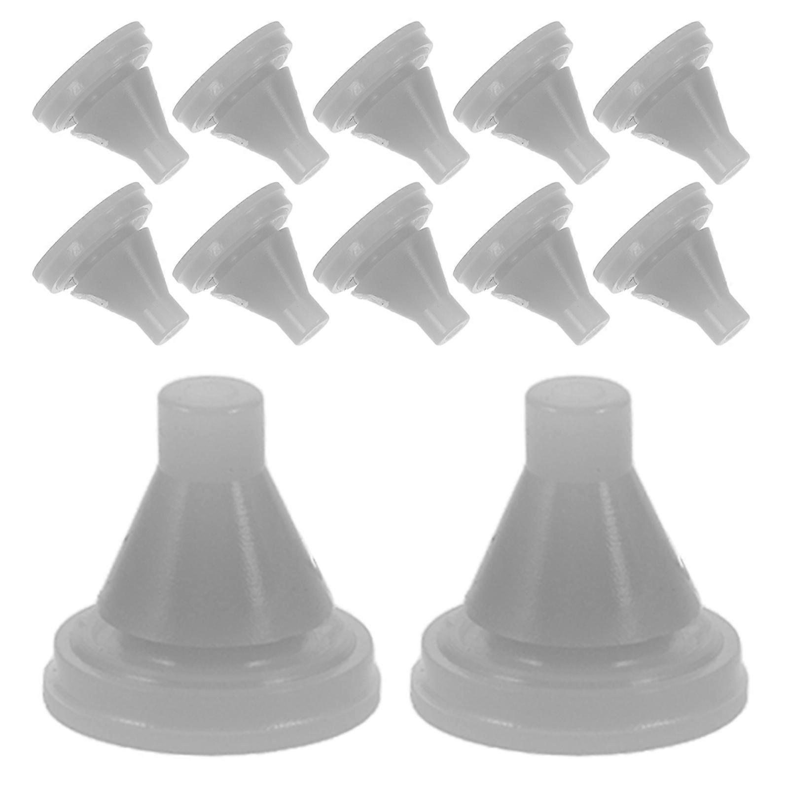 Detachable Showerhead Nozzles Replacement Silicone Round Nibs Water Outlet Enhancement Parts 100Pcs