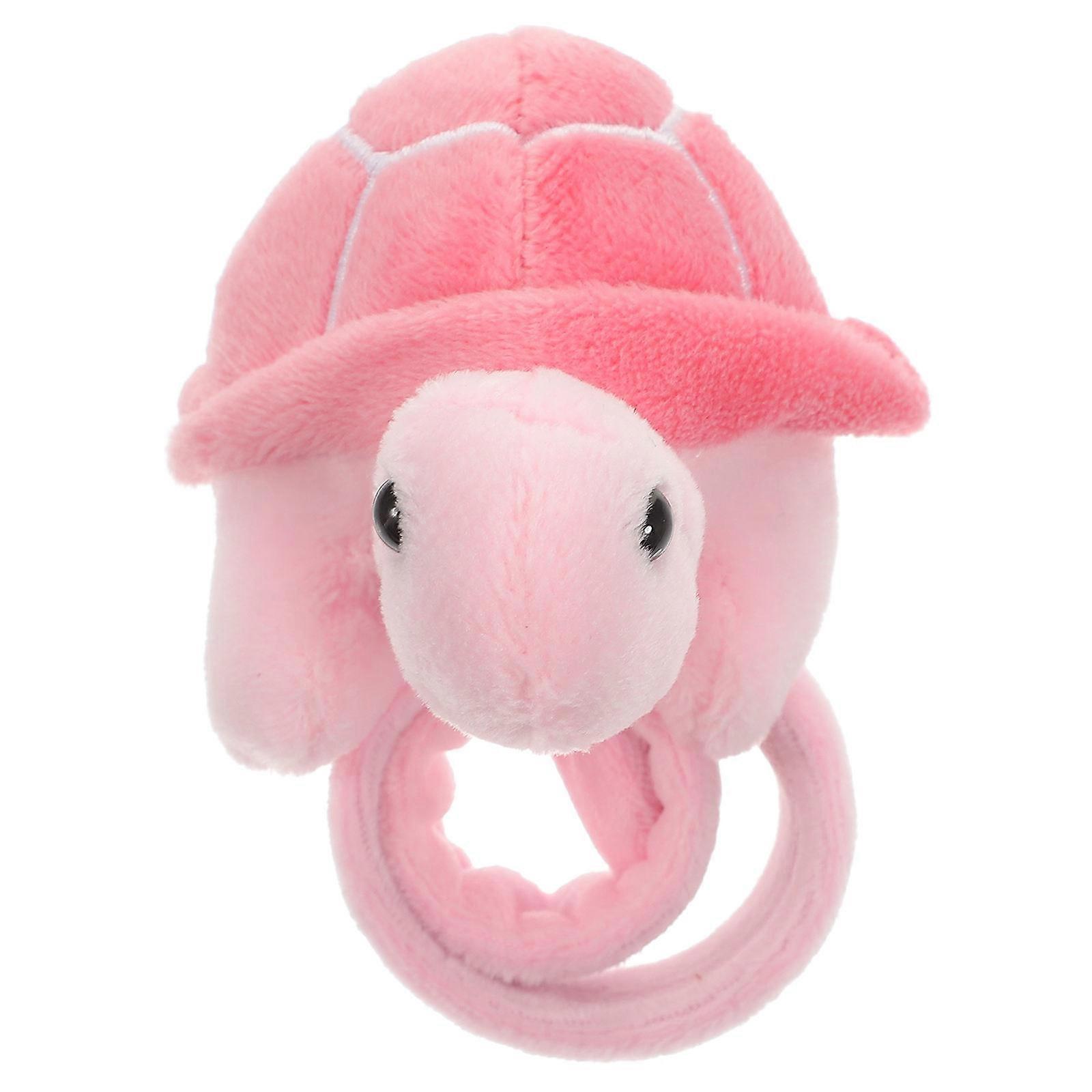 Animal Bracelet Plush Slap Bracelet For Children And Adults 23X10X6CM Pink Wearable 1Pack
