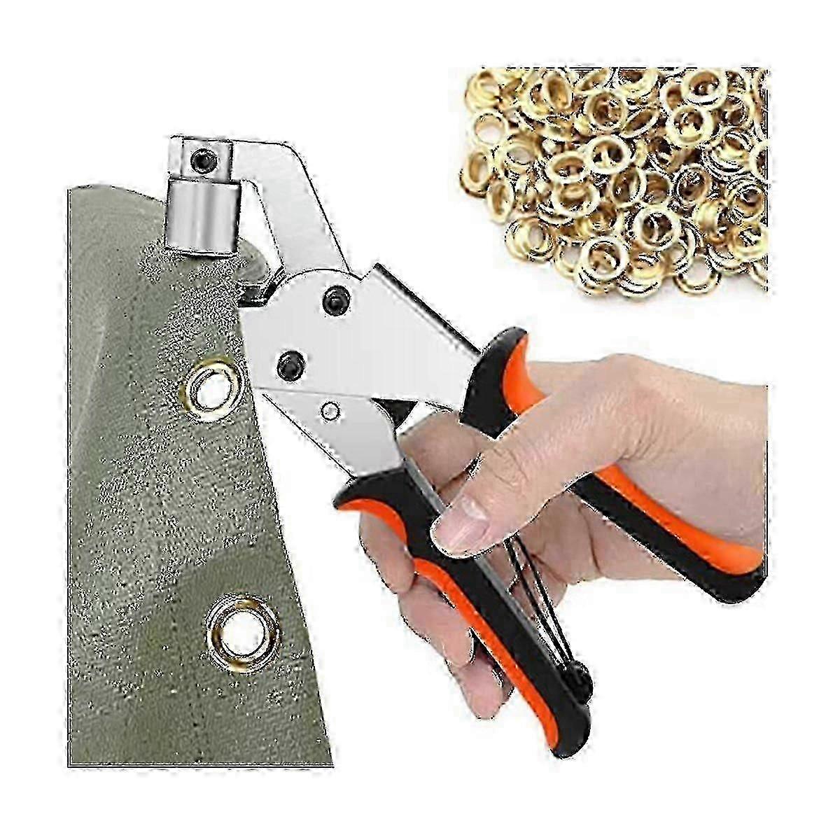 Eyeletpliers For Tarpaulins,eyeletpliers Set With 300eyelets (diameter 10 Mm),eyeletpliers 10 Mm Fo