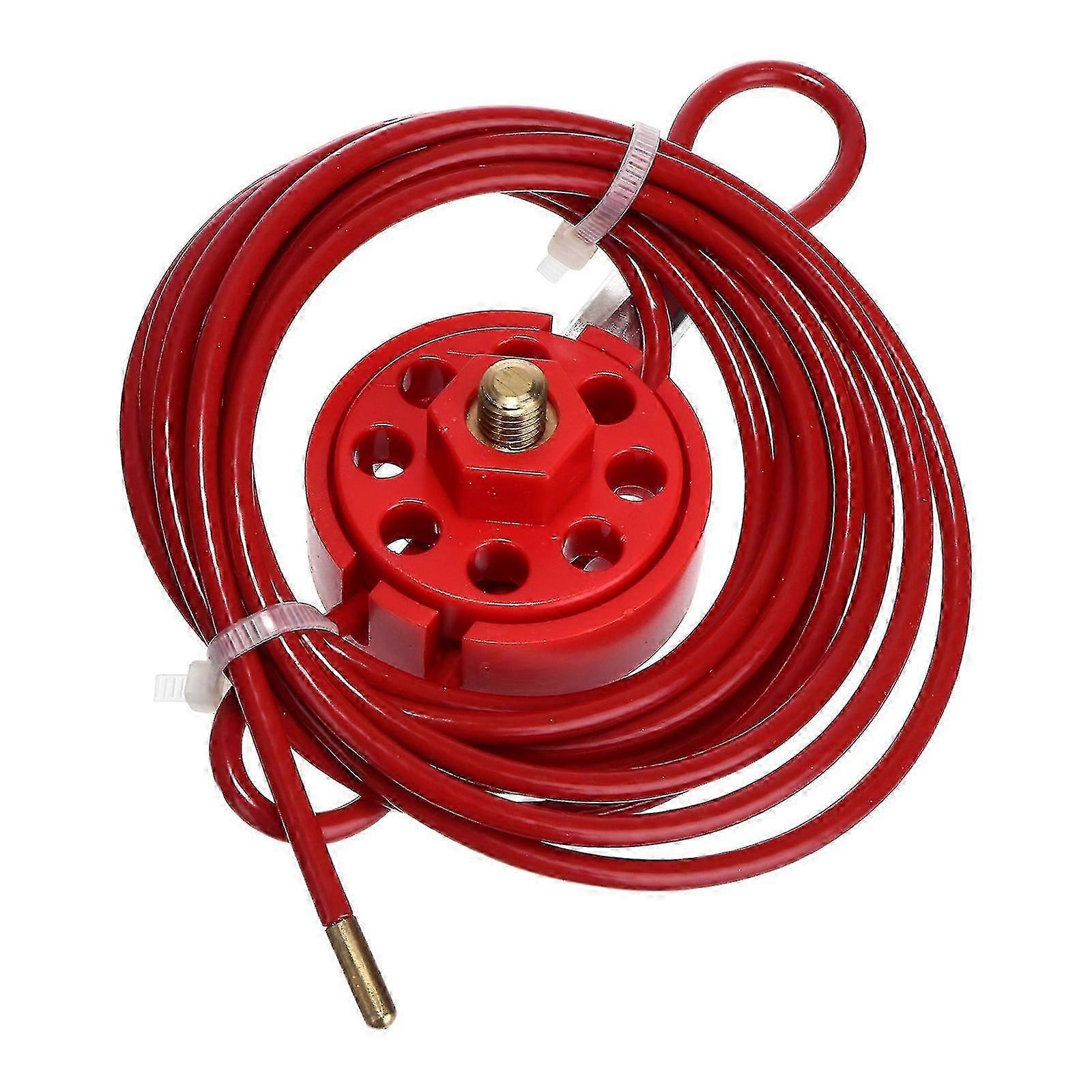 2025 1pc Retractable Cable Lock Industrial Machine Lock