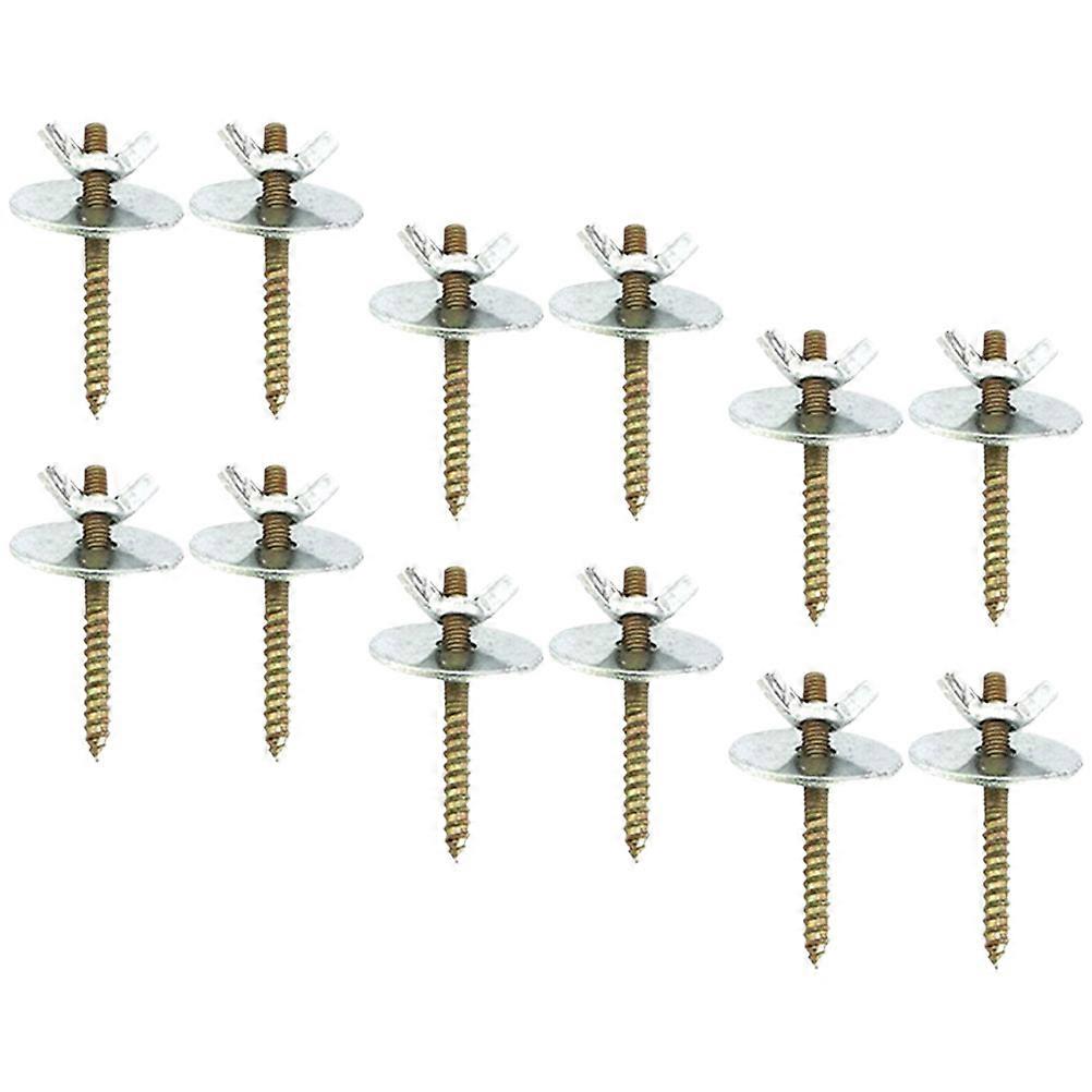 Here's a refined and professional product description for your **12 Sets Bird Cage Screws Kit**:
**12 Sets Bird Cage Screws Kit – Durable Screws