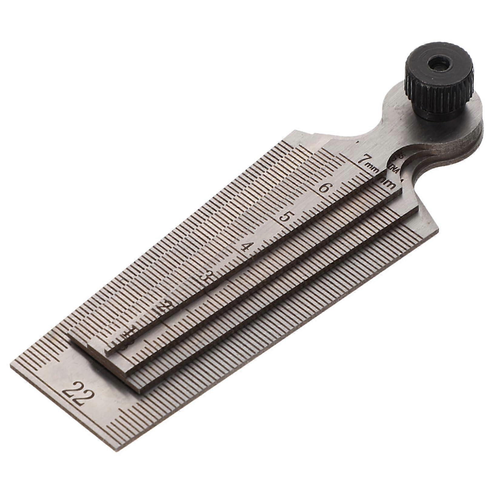 Gap Gauge Set: 4-Piece Precision Gap Measurement Tools for Engineers, DIY Enthusiasts, Metric Gap Sizes, Pocket Gauges