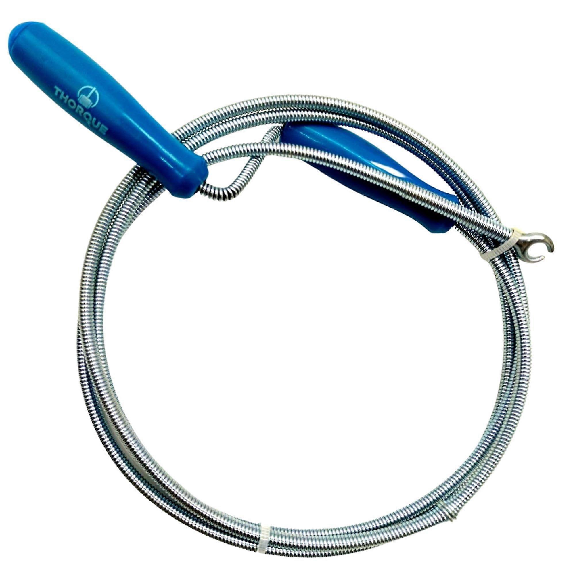 Professional Pipe Cleaning Probe 1.5M x 5mm Flexible Spring for Hydraulic Sink Drain Cleaning, Durable and Efficient Tool