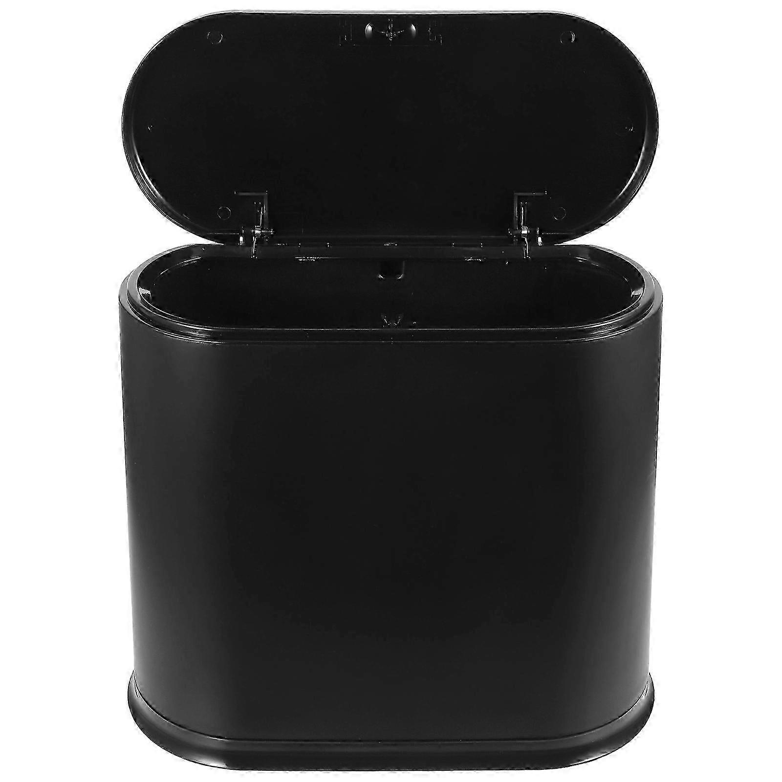 Bathroom Trash Can With Lid Slim Trash Can Small Trash Bin Plastic Trash Bin