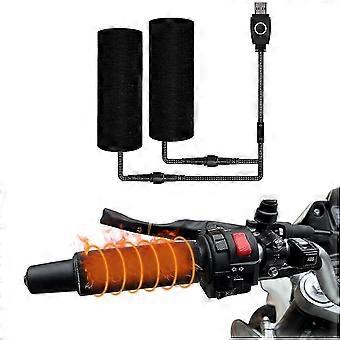 5-V-Motorrad-Heizabdeckung, 3 Temperaturstufen, IP67, wasserdichte Motorrad-Heizgriffabdeckung, beheizte Lenkerabdeckung_d10
