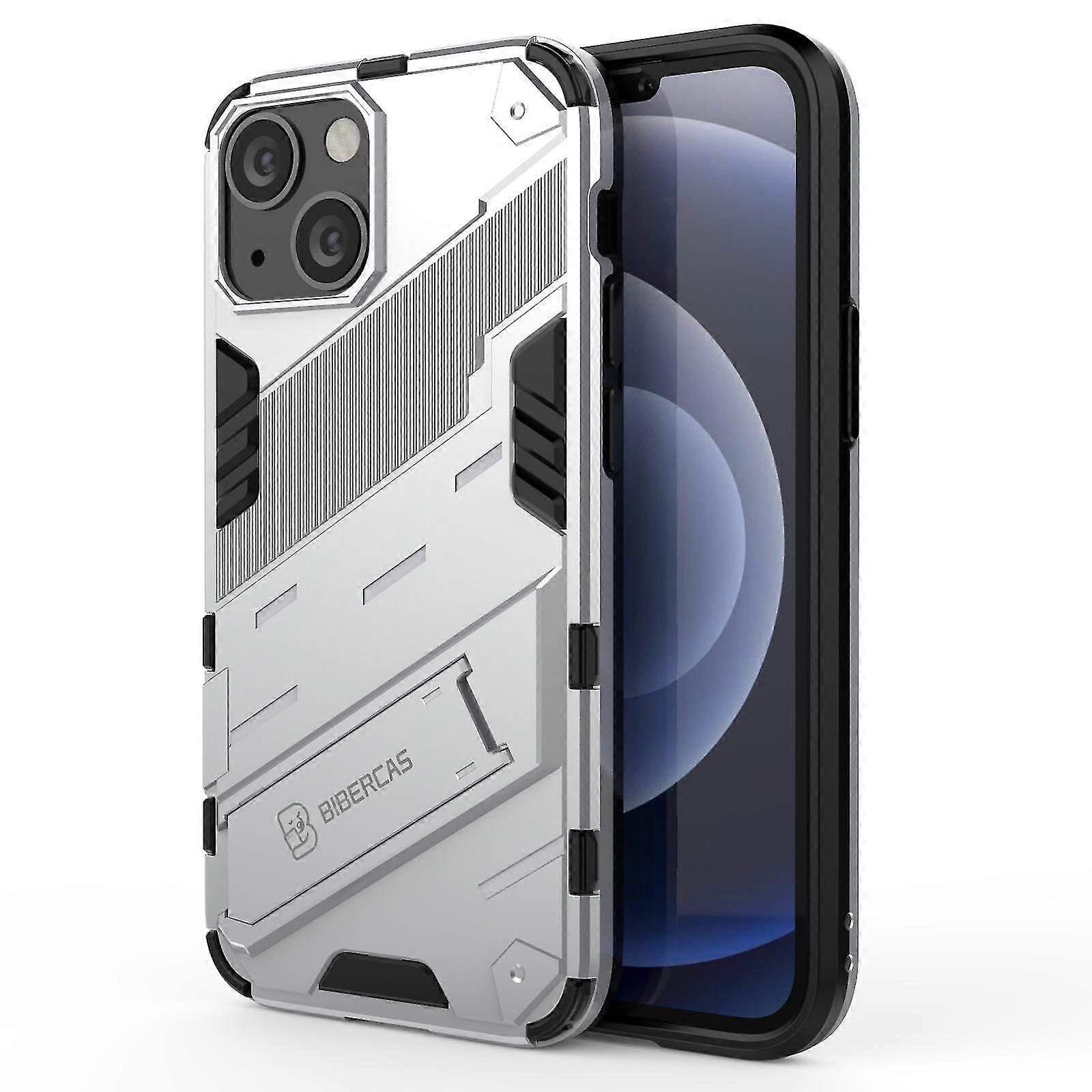 Slim Case For iPhone13 Mini Shockproof Dual-Layer Stand Cover