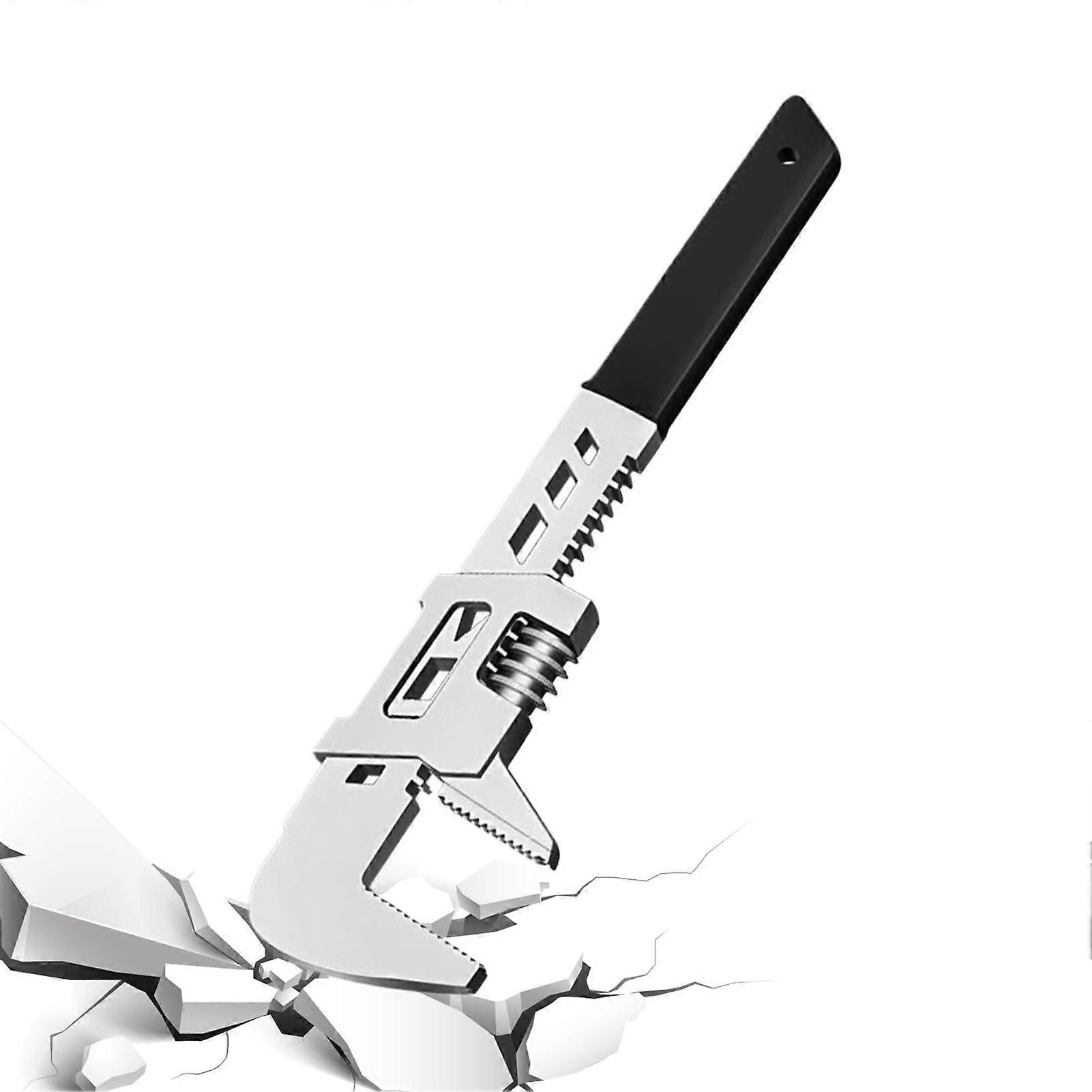 Adjustable Wrench With Wide Jaw - High-Performance, Precision Tool For Home, Garage And Professional Use