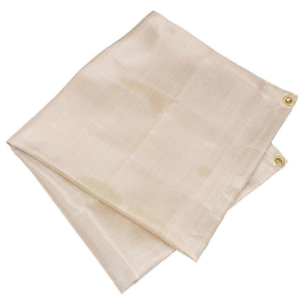 Thermal Resistant Blanket For Backyard Party Camping Gear Rectangular Shape 95x80cm Protects From Sparks 1Pack