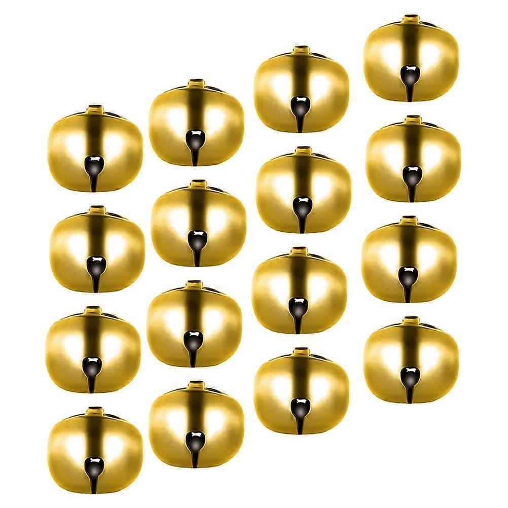 Golden Iron Craft Bells for DIY Use Perfect for Christmas Decorations 60 Pieces Small Size