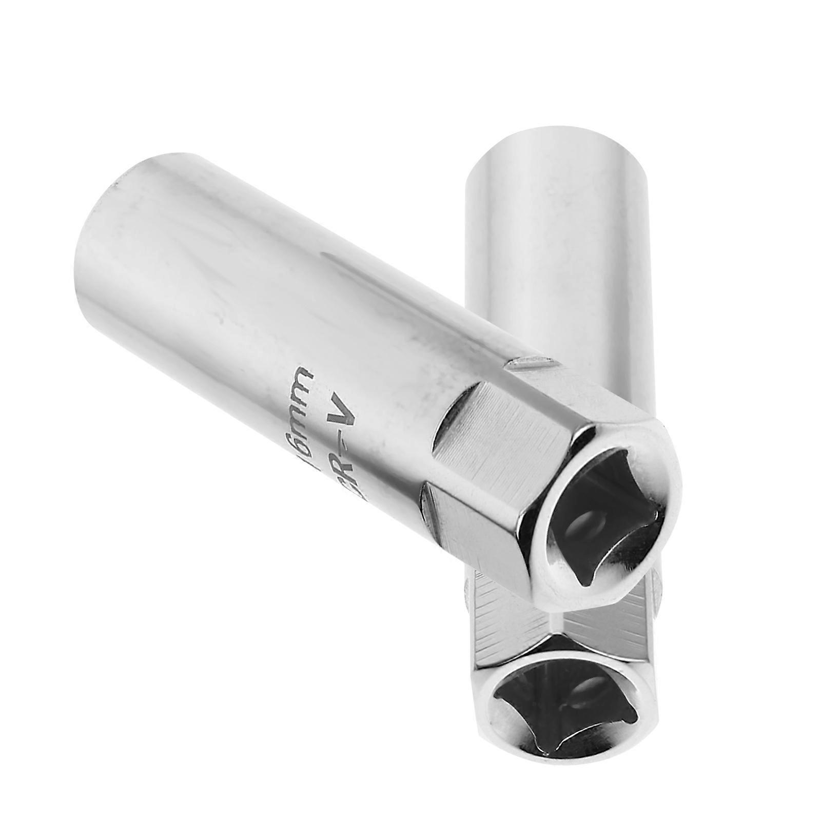 Magnetic Spark Plug Tool Kit 2pcs Spark Plug Sockets for Efficient Removal and Installation Grip Design for Car Maintenance