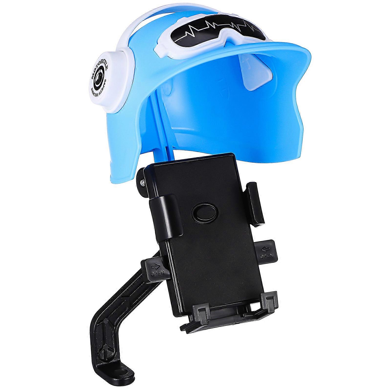 Rectangular Phone Clamp Mount For Motorcycle Mirrors Featuring Wide Compatibility 1Set