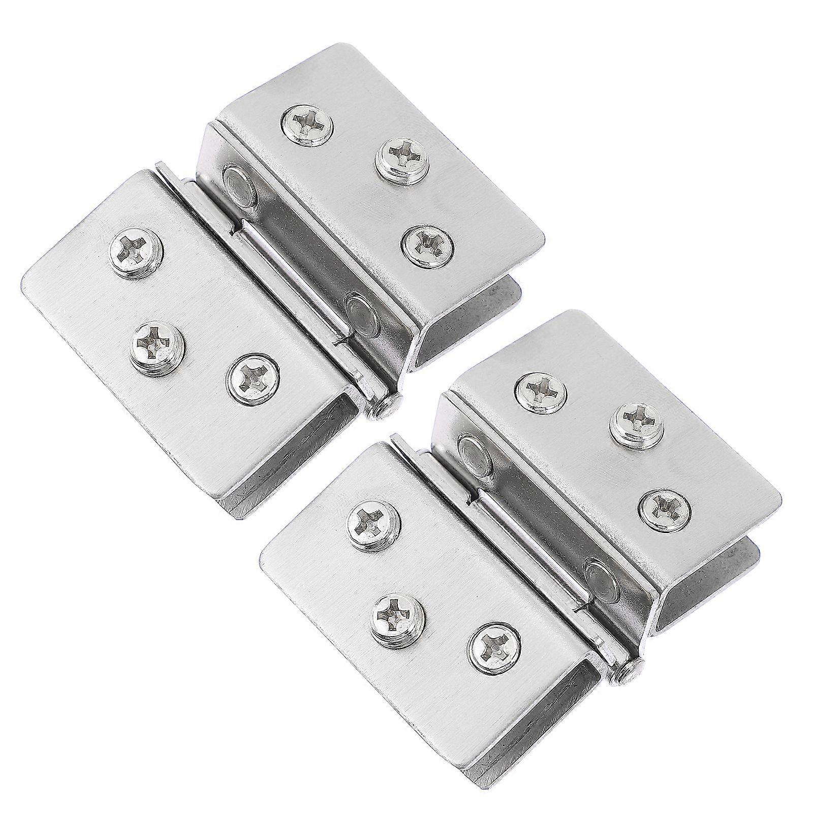 Stainless Steel Glass Cabinet Hinge – Durable & Resistant for Display and Home Use