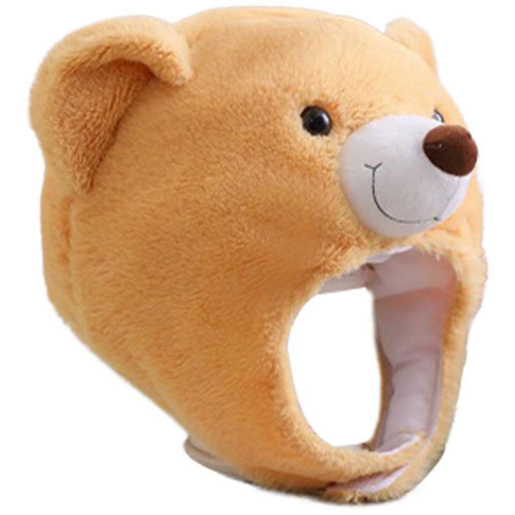 Plush Bear Headwear for Cosplay Parties – Lightweight Cartoon Animal Hat & Fun Photo Prop for Family & Friends Events