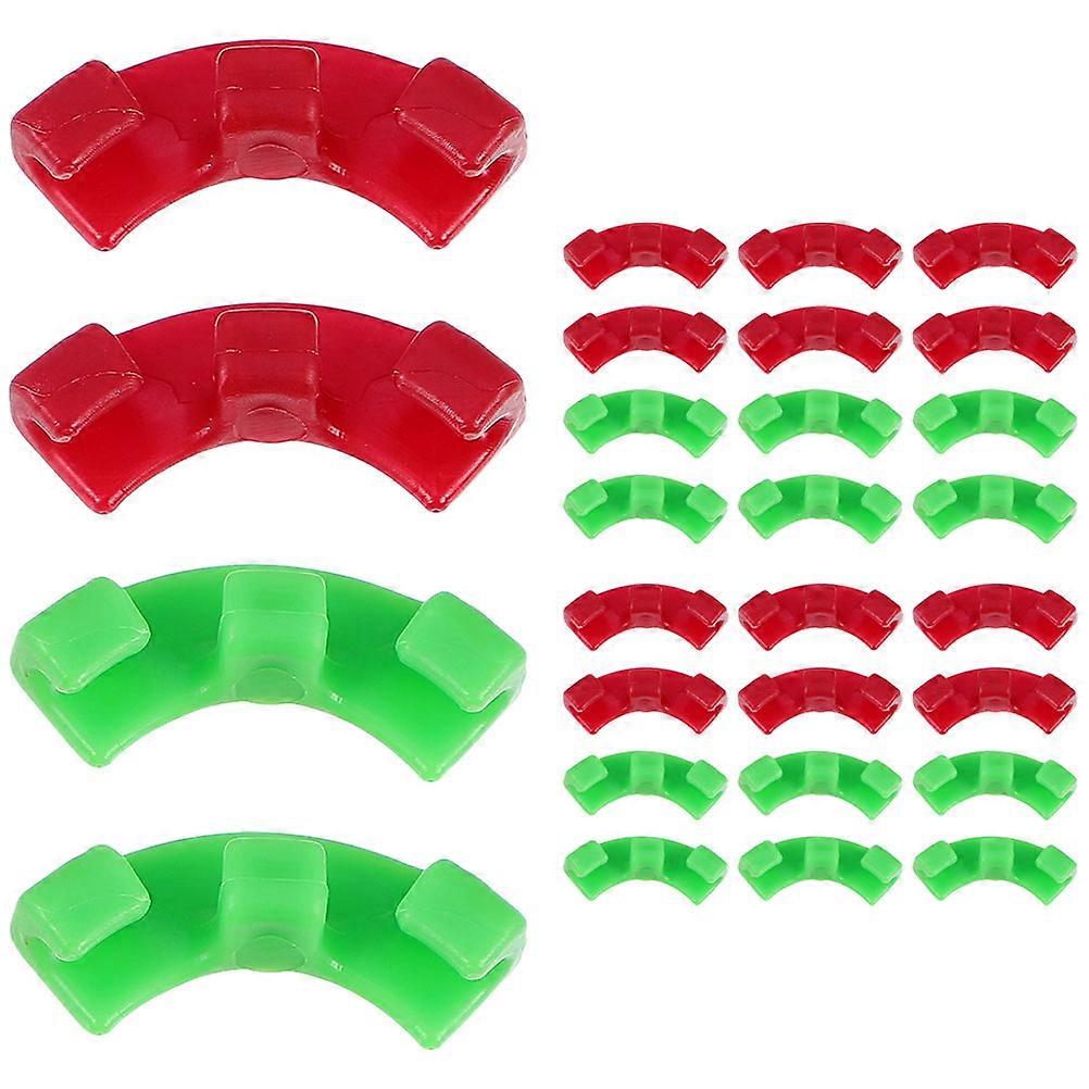 Plant Bending And Training Clips 60Pcs For Garden Lovers With Assorted Color 3X1CM Clamp Shape Height And
