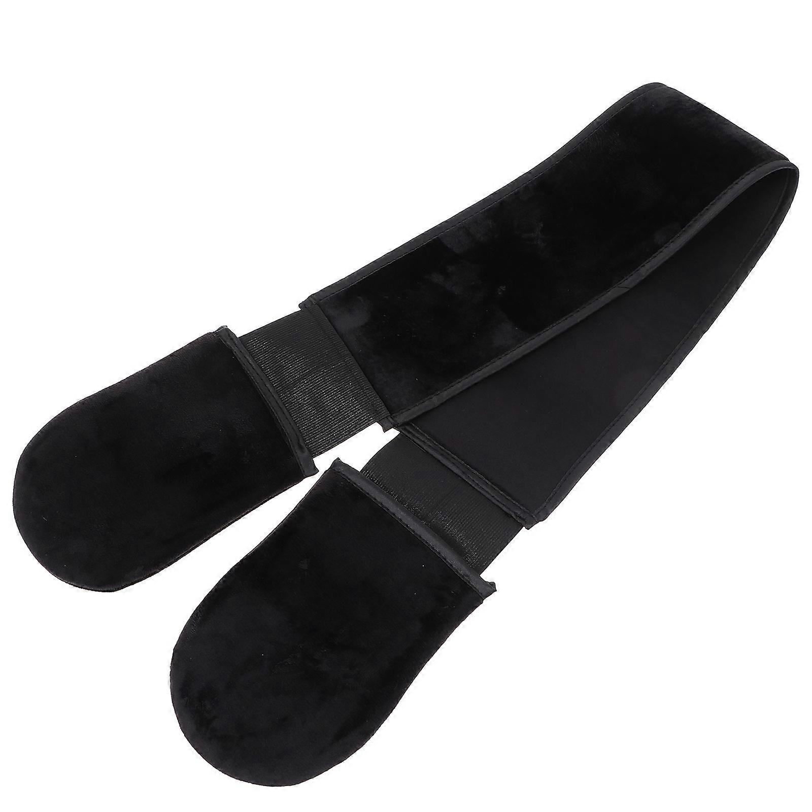 Body Exfoliating Towel 1Pack Practical Bath Towel For Bathing Long Strip Black Moisture-absorbing Tool