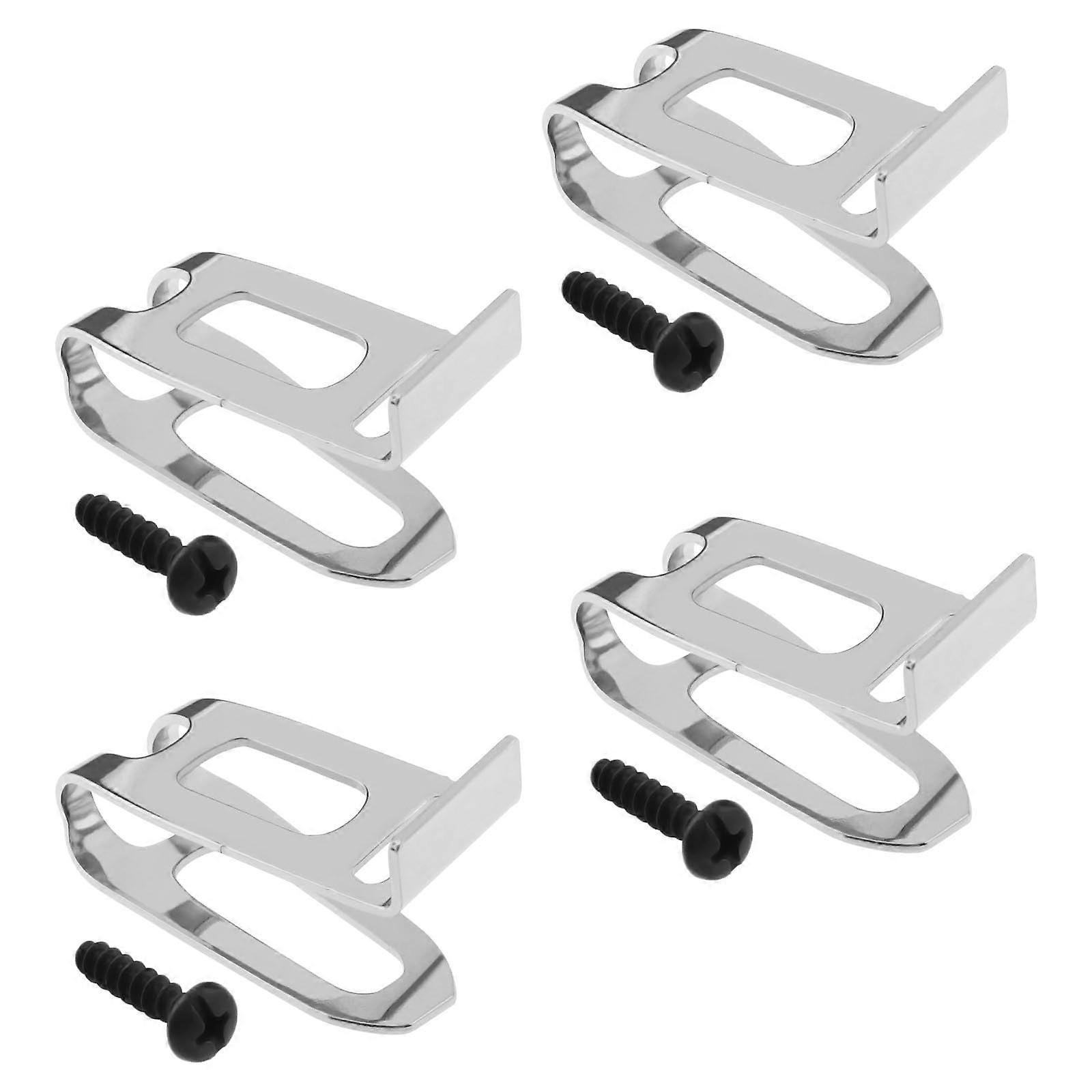 Pack of 4 Belt Clip Hooks, Compatible with Makita DHP480 DHP482 HP457 HP347 TD127 TD126 Hammer Drills Power Tool with Screws 3247051 3463170