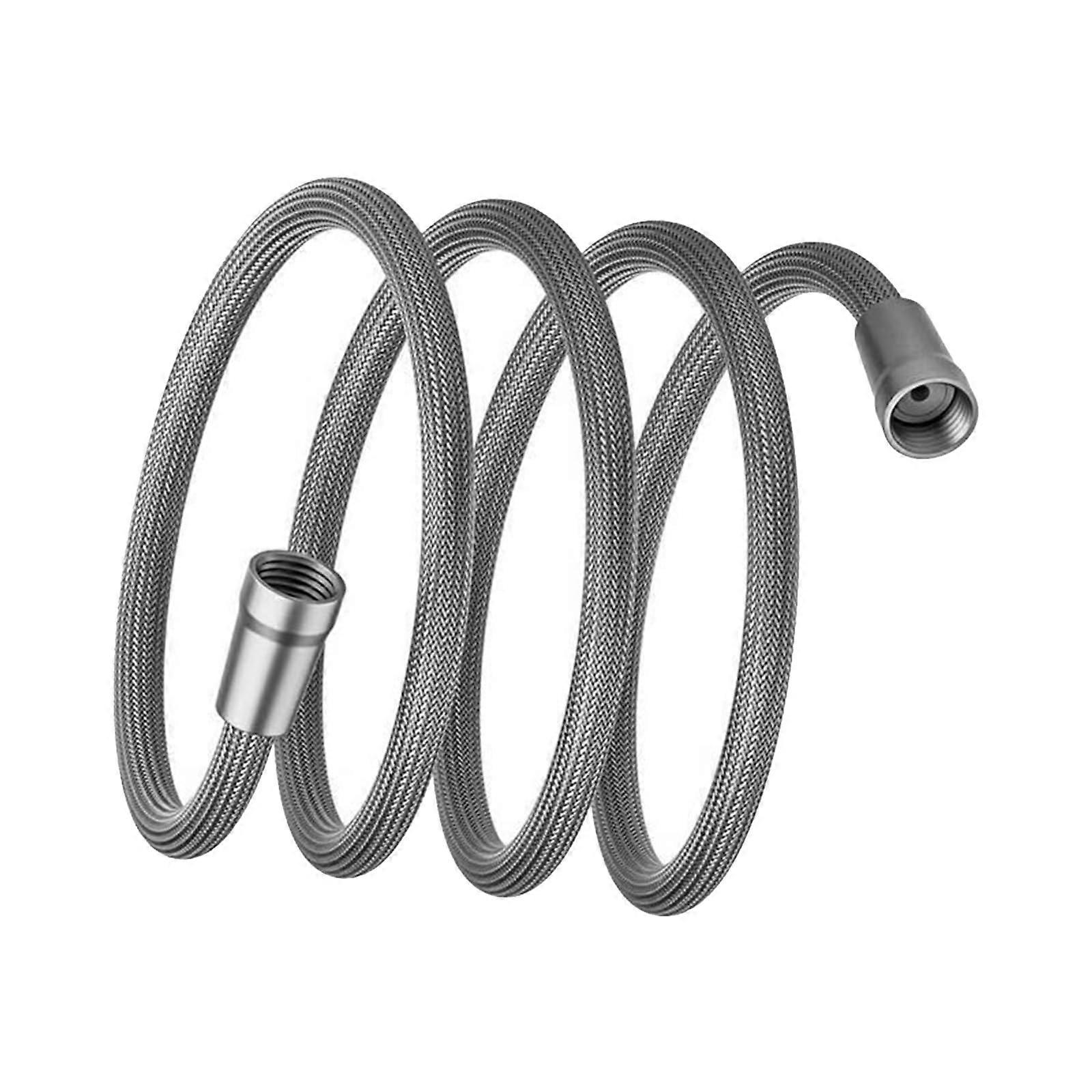 2 m WC hoses, attachment, does not tangle, flexible shower for bathroom, shower head, replacement bath gray