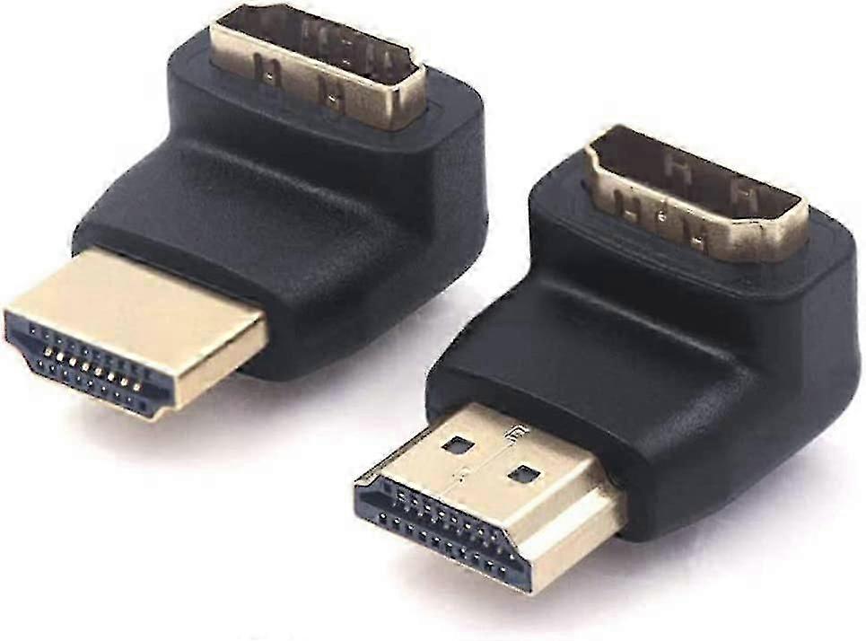 pieces of HDMI adapter HDMI angle plug 90 degrees and 270 degrees 3D & 4K HDMI