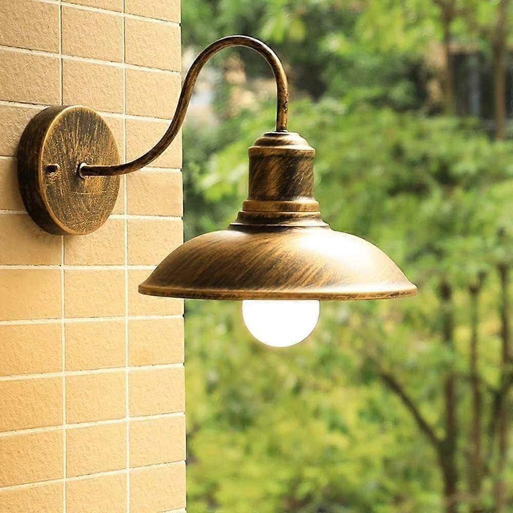 Wall lamp Matte black swan neck wall lamp for outdoor use, E27