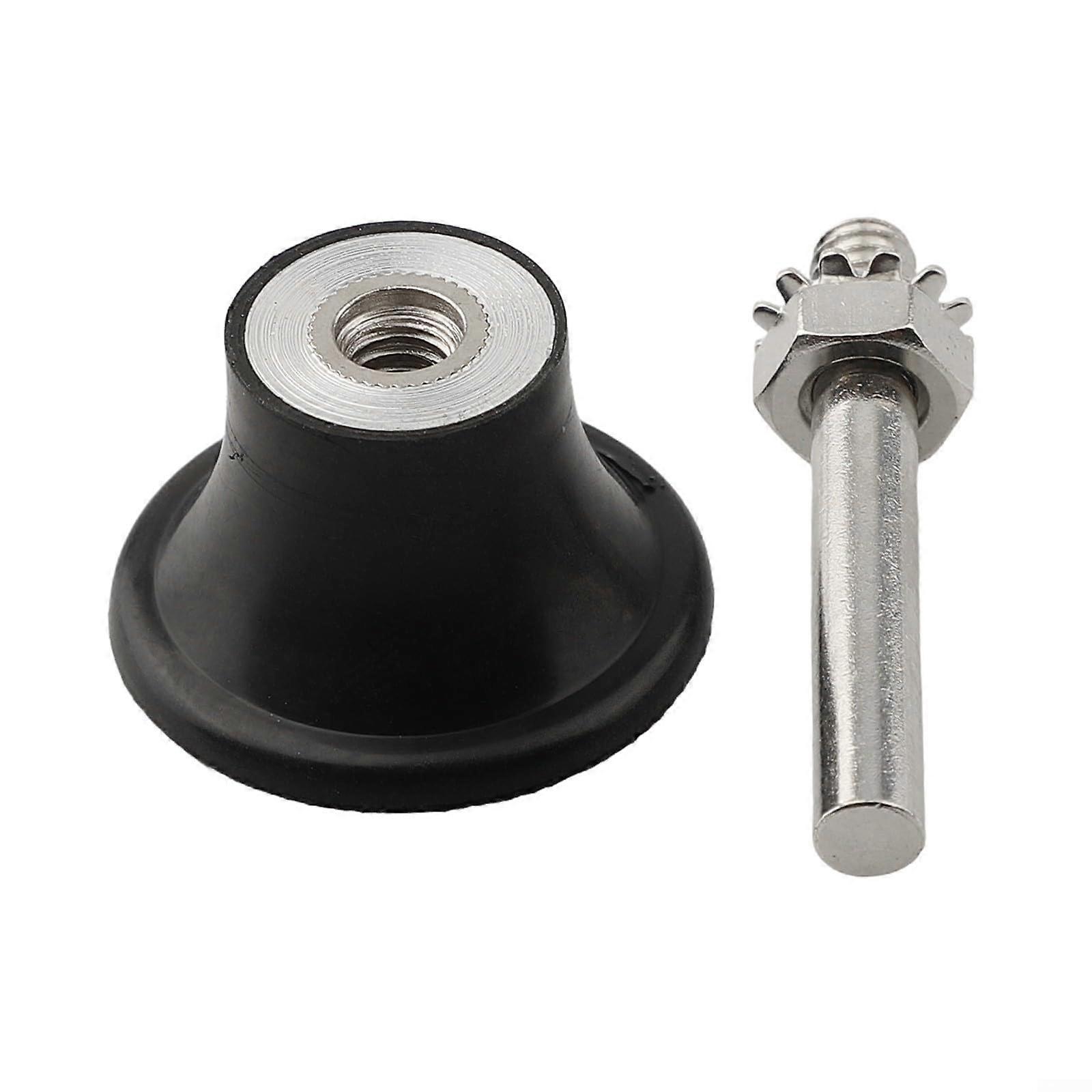12.7 cm Sanding Disc Holder with Removable Steel Shaft for Quick Change Compatible with Most Sanding Machines