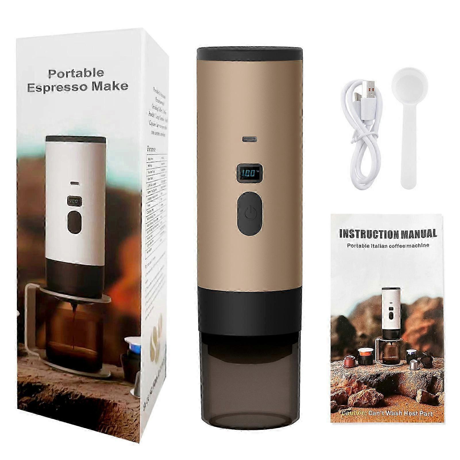 Φορητή μηχανή καφέ Espresso μηχανών 7800mAh αυτοθερμαινόμενη καφετιά ταξιδιού για το γραφείο πεζοπορίας αυτοκινήτων RV κάμπινγκ
