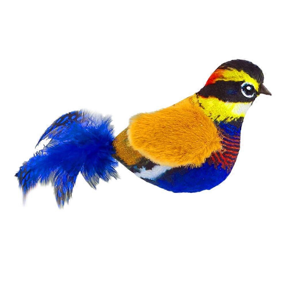 Bird Cat Toy Interactive Cat Toys Flapping Vivid Bird Chirp Tweet Exercise To