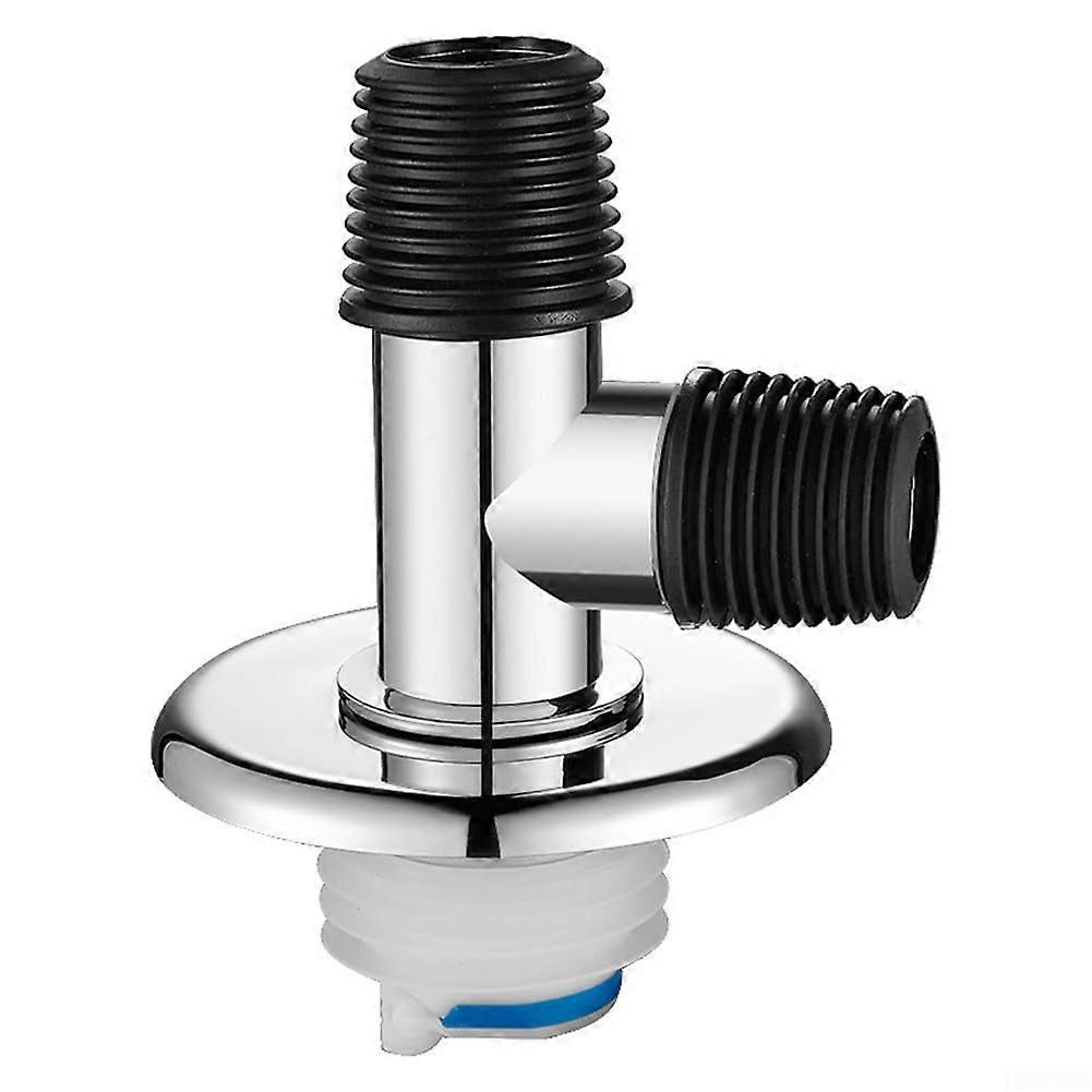 TwoWay Floor Drain Connector Antibacterial Copper Sewer Pipe Connector Quick Drainage System for Washing Machine Basin (A)