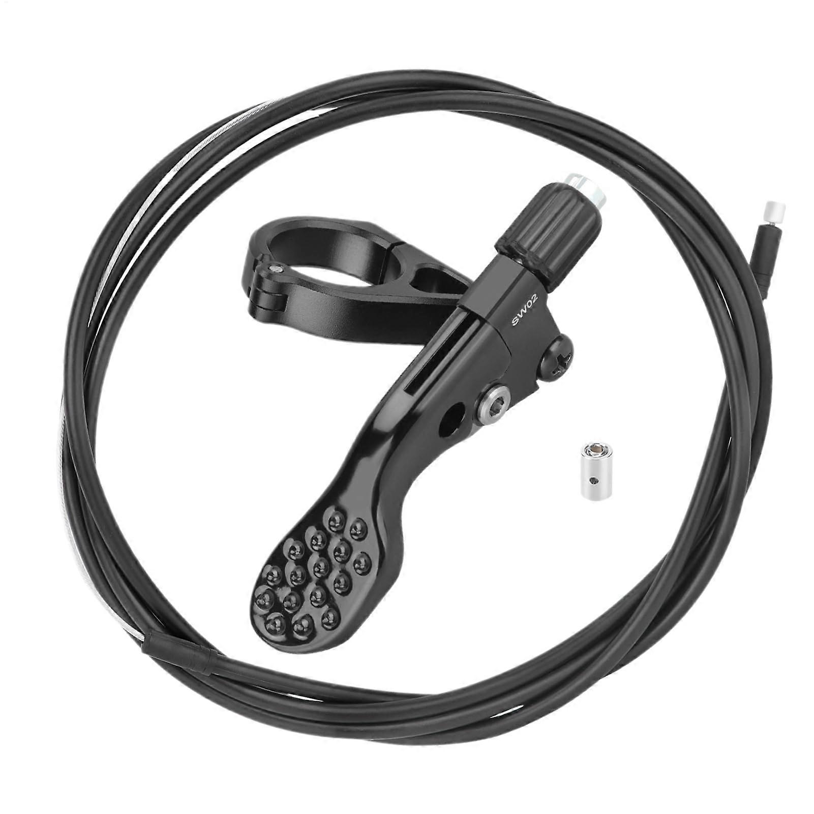 Mountain Cycling Dropper Post Remote Lever Seatpost Height Adjustable Controller For Mountain Bike Dropper Black