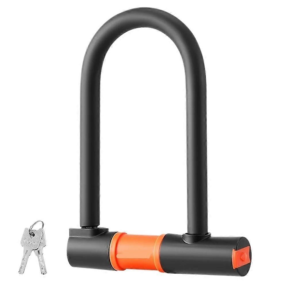 Portable Mountain Bike AntiTheft Padlock with 2 Keys, Dustproof Bicycle Accessories Bike Lock.
