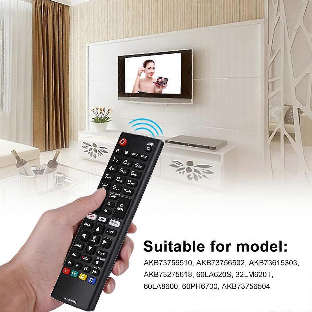Universal Remote Control AKB75095308 Replacement for LG LED LCD TV Smart Controller 8m Range