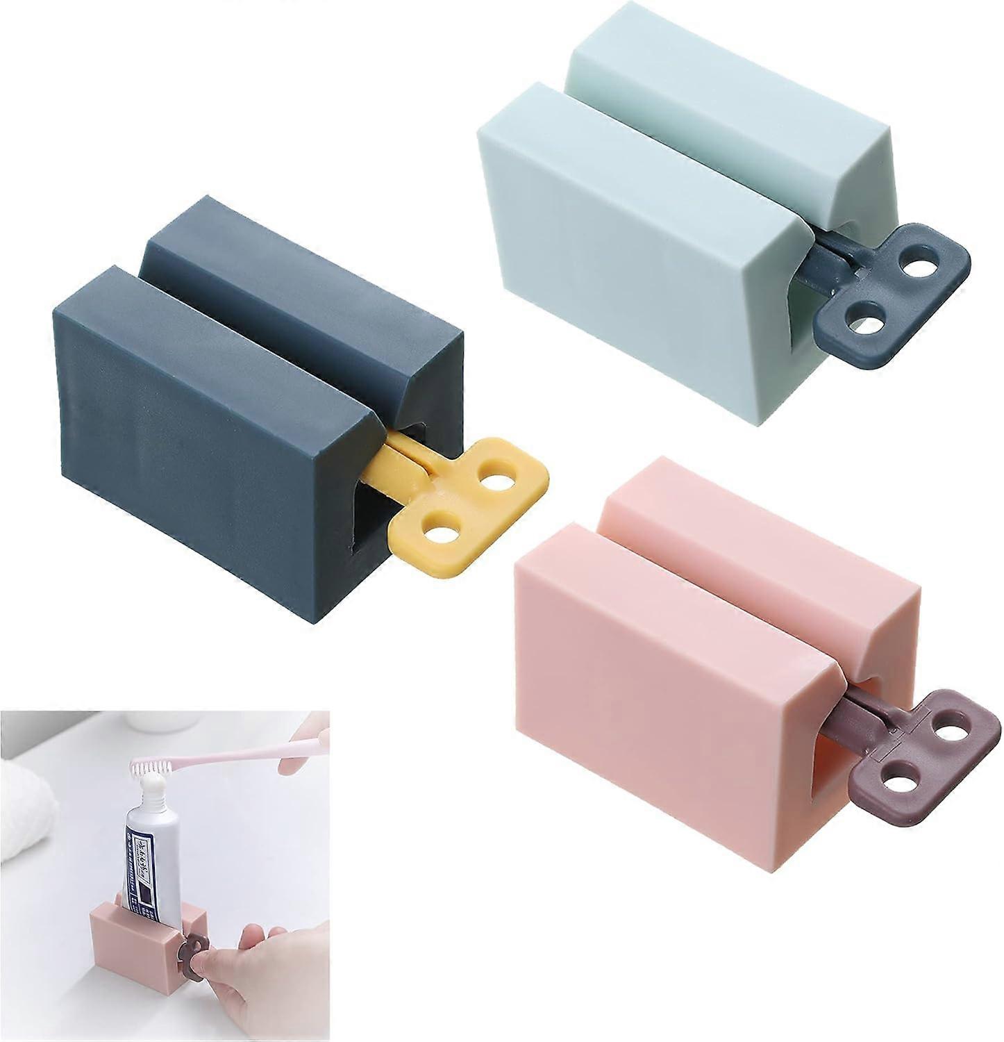 Pack Toothpaste Roller Tube Squeezer For Cosmetic Cream Lotion Toothpaste 3 Colors